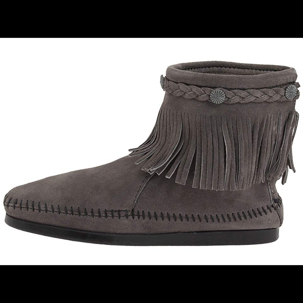 Minnetonka hi top back zip boot - Picture 4 of 5